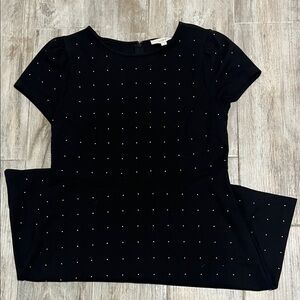 Loft dress Elegant Black Studded Women's